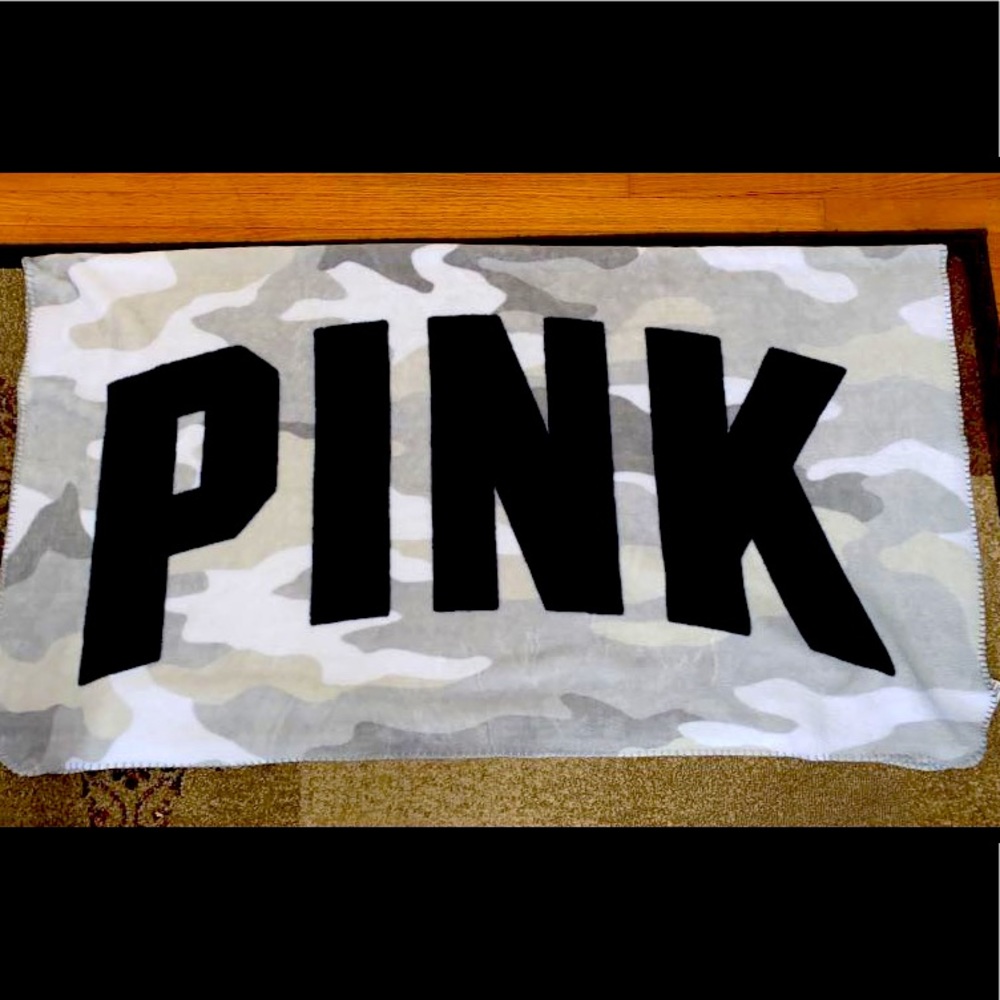 PINK Camo Blanket